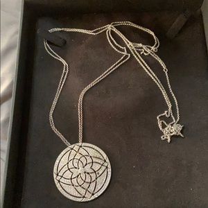 Nadri Long Silver Necklace